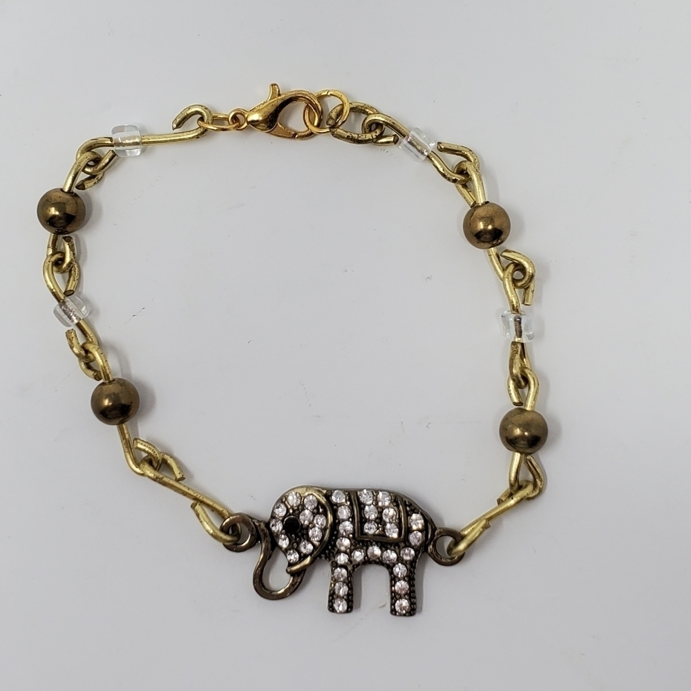 Handmade Elephant Charm Bracelet